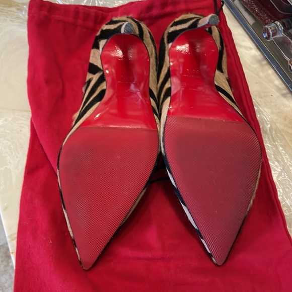 Christian Louboutin Animal Print Heels - Picture 5 of 8